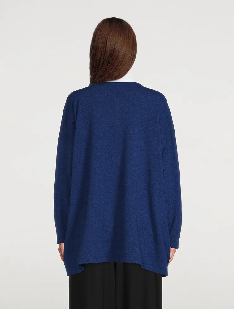 Double Stand Collar Cotton Shirt