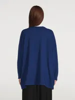 Double Stand Collar Cotton Shirt