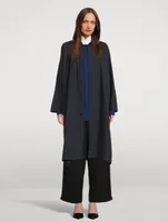 Double Stand Collar Cotton Shirt