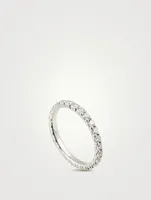 18K White Gold Signature Eternity Band With Diamonds