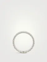 18K White Gold Signature Eternity Band With Diamonds