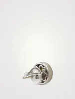 18K White Gold Fulfillment Stud Earrings With Diamonds