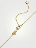 18K Gold Fulfillment Pendant Necklace With Diamonds