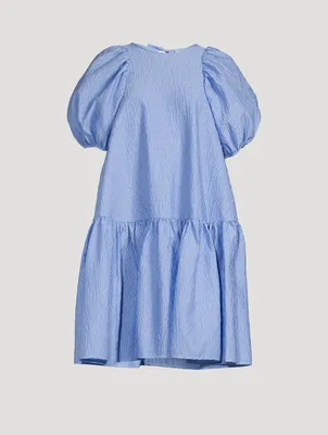 Alexa Puff-Sleeve Dress