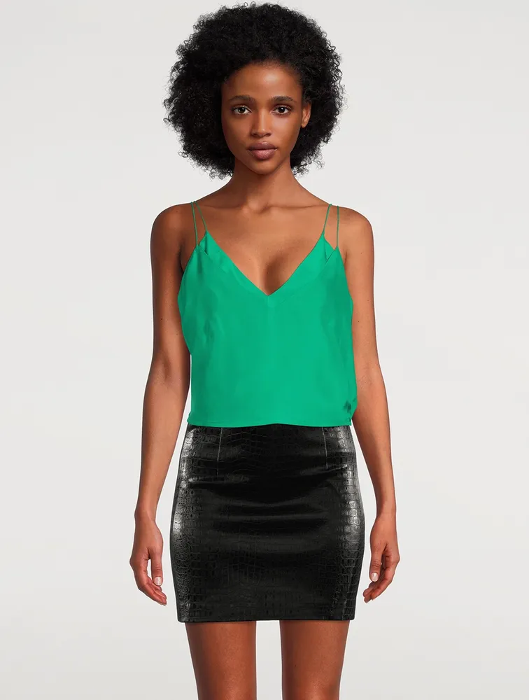 Kariya Double-Layered Silk Camisole