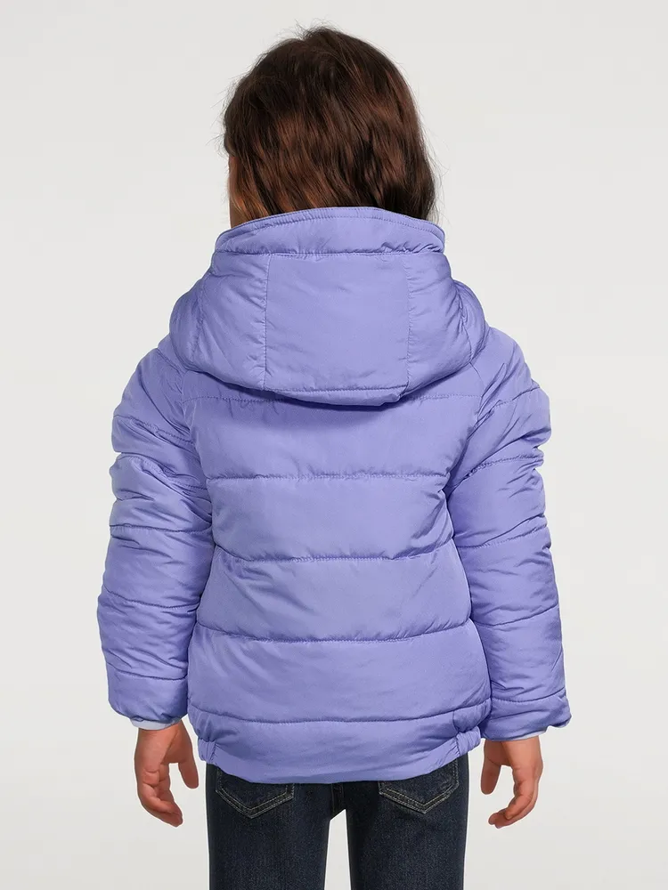 Hop x Sparkle Reversible Puffer Jacket With Hood