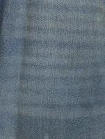 Denim Wide-Leg Joggers