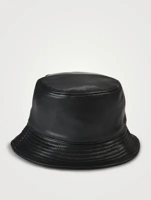 Vida Faux Leather Bucket Hat