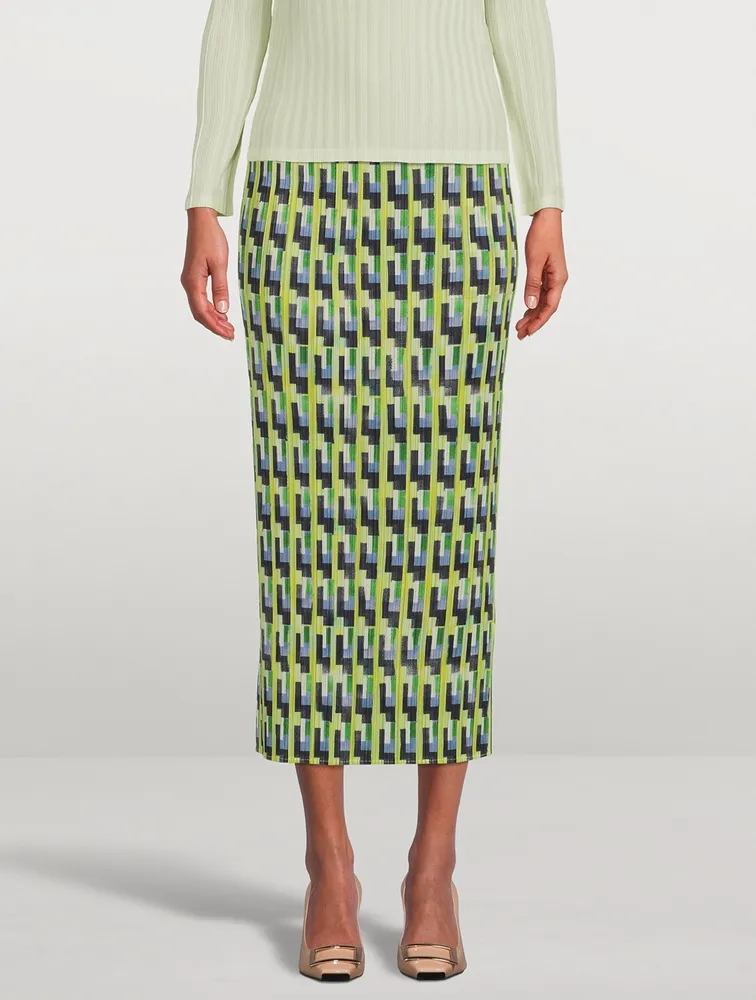 Lull Printed Midi Skirt