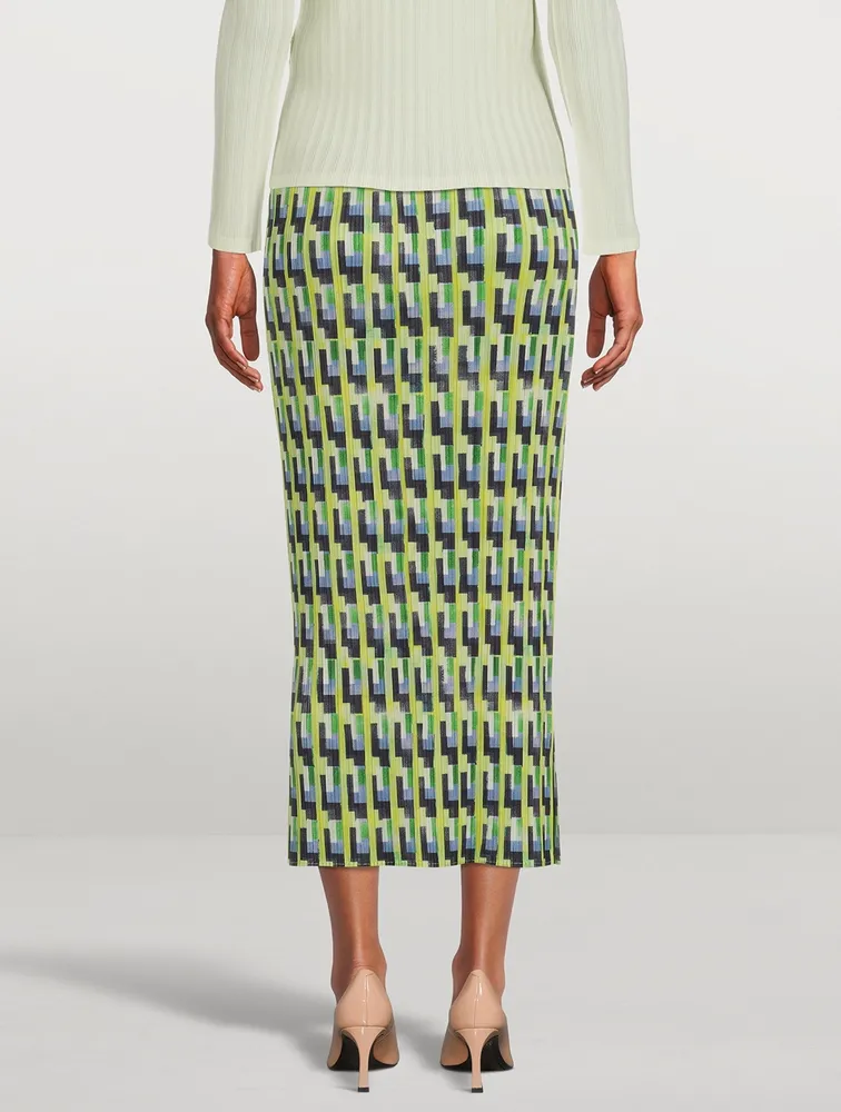 Lull Printed Midi Skirt