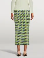 Lull Printed Midi Skirt