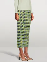 Lull Printed Midi Skirt