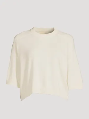 Darat Short-Sleeve Cashmere Sweater