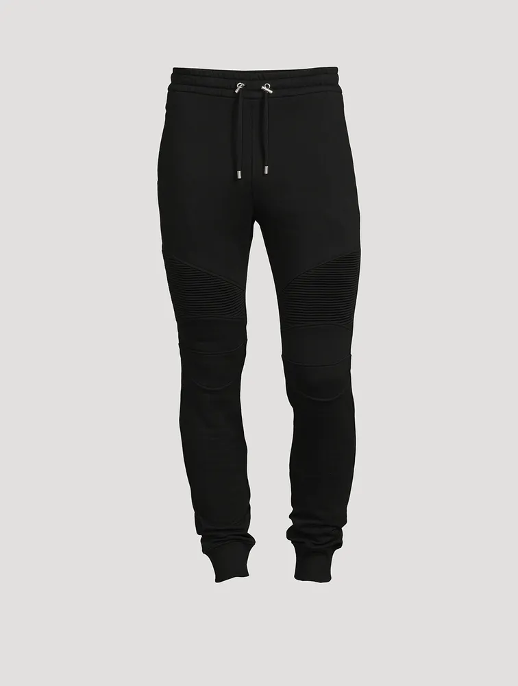 Cotton Sweatpants With Curly Logo