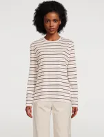 Nobile Organic Cotton Long-Sleeve T-Shirt Stripe Print