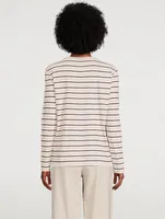 Nobile Organic Cotton Long-Sleeve T-Shirt Stripe Print