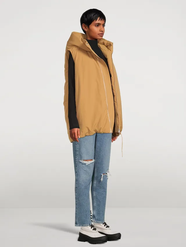 JIL SANDER Recycled Polyester Hooded Vest   Yorkdale Mall