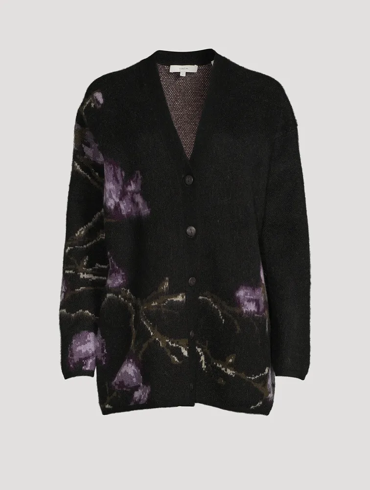 Orchid Jacquard Cardigan