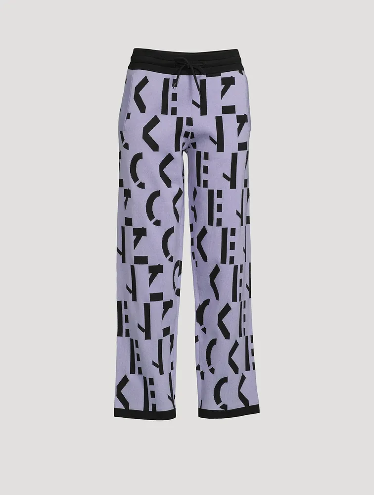 Monogram Knit Joggers