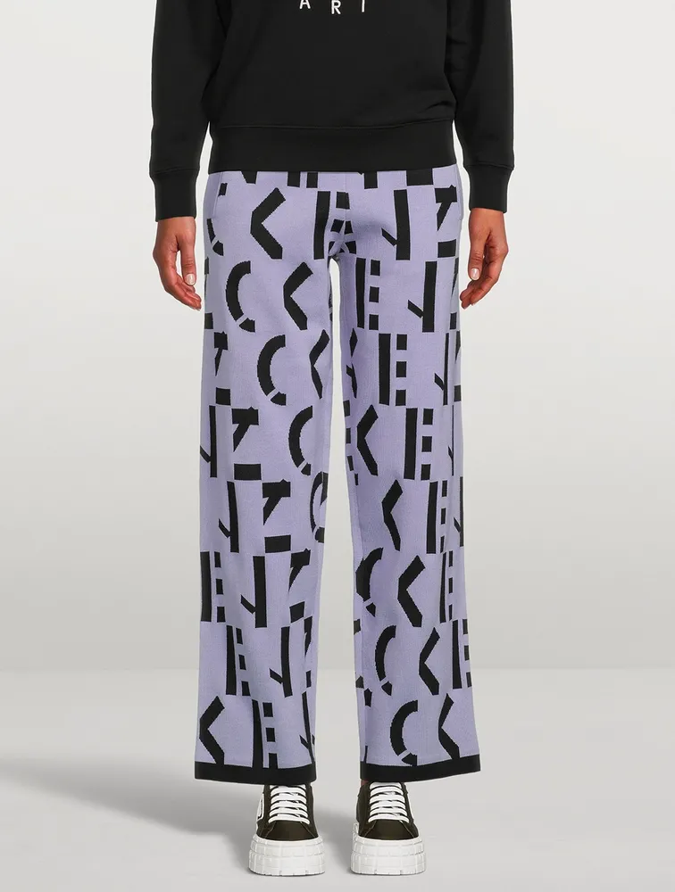 Monogram Knit Joggers