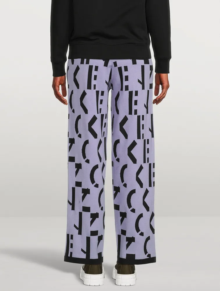 Monogram Knit Joggers