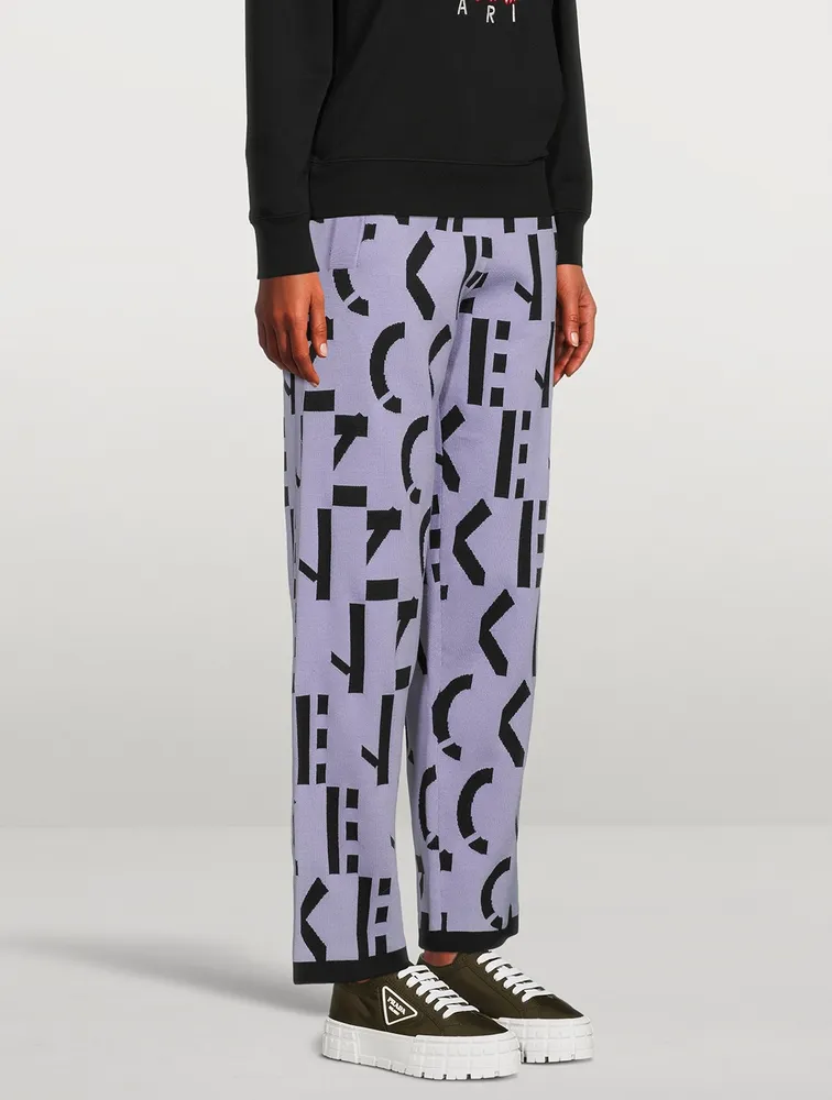Monogram Knit Joggers
