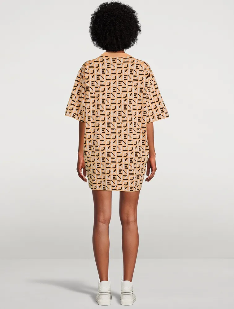 Monogram Knit T-Shirt Dress