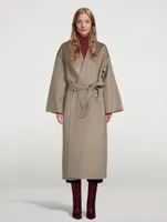 Rebeca Belted Wool Coat