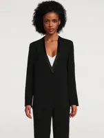 Crepe Tuxedo Jacket