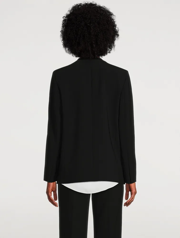 Crepe Tuxedo Jacket