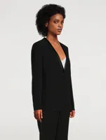 Crepe Tuxedo Jacket