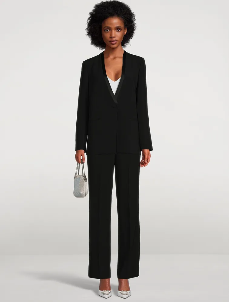 Crepe Tuxedo Jacket