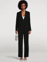Crepe Tuxedo Jacket