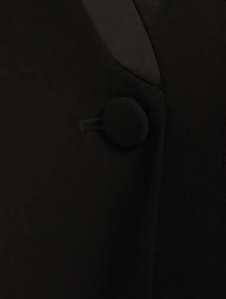 Crepe Tuxedo Jacket