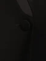 Crepe Tuxedo Jacket