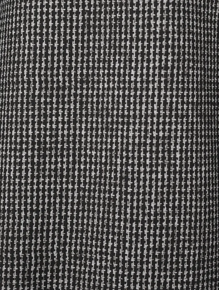 Ponte Anorak Houndstooth Print