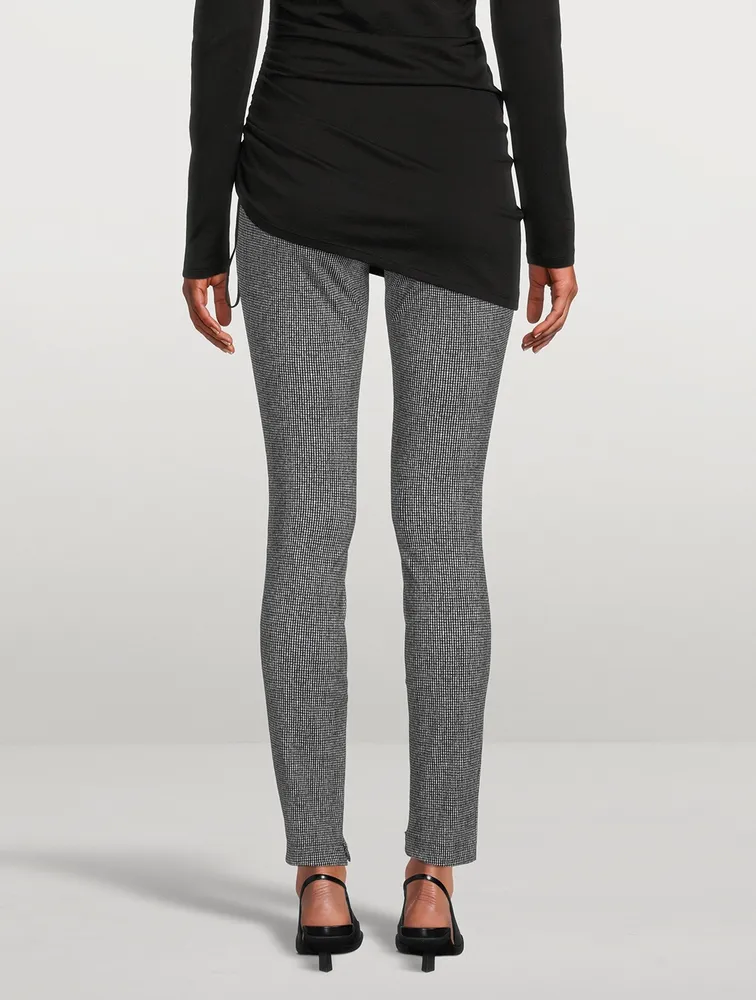 Ponte Leggings Houndstooth Print