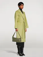 Belted Wool And Cashmere Wrap Coat