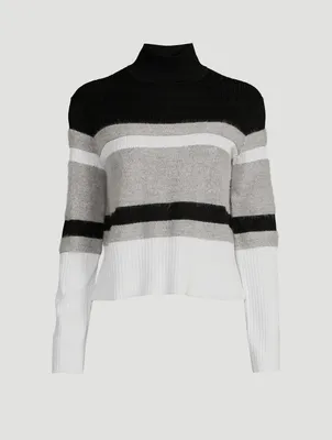 Double-Knit Turtleneck Sweater
