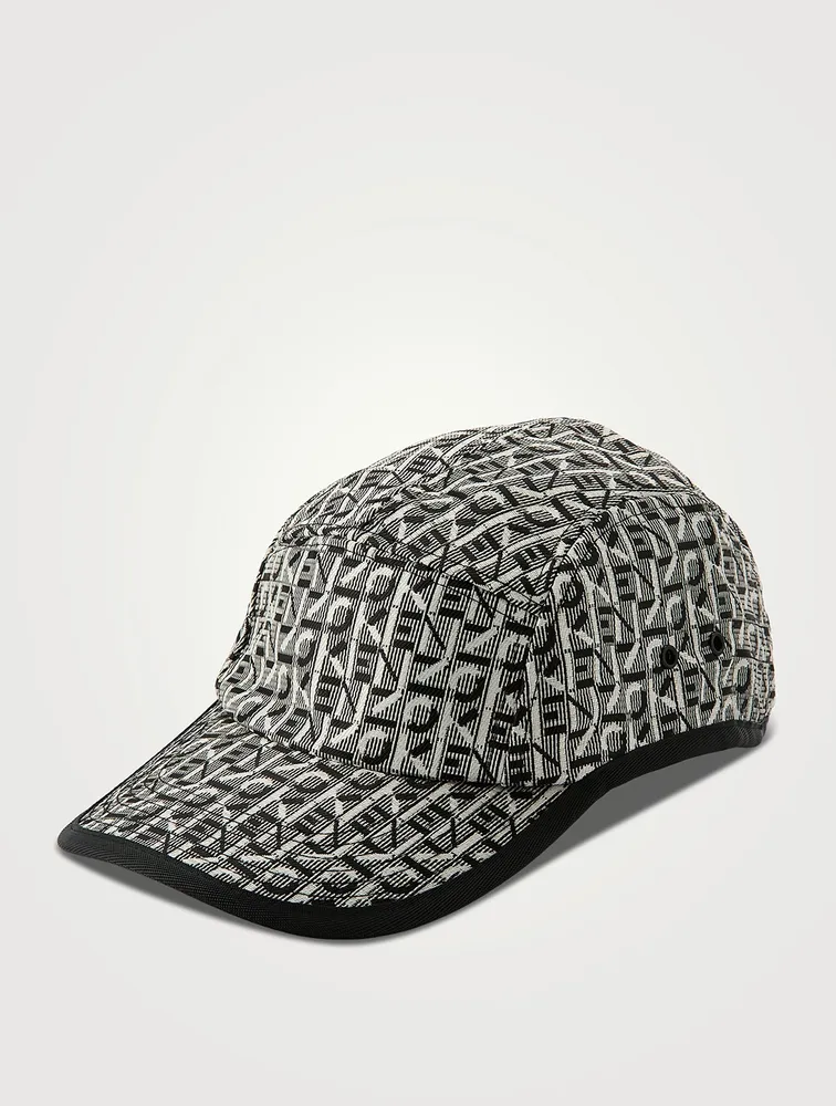 Courier Cap In Logo Print