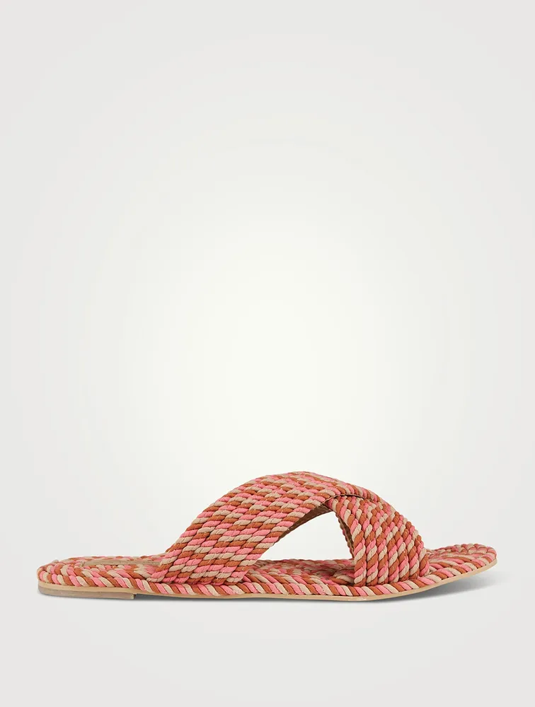 Saraya Rope Slide Sandals