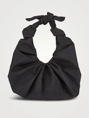 XL Kimi Satin Croissant Shoulder Bag