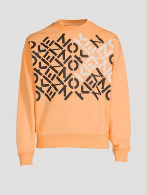 Cotton-Blend Monogram Sweatshirt