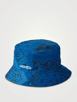Reversible Bucket Hat In Bandana Print