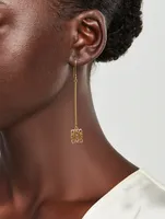 Anagram Drop Earrings