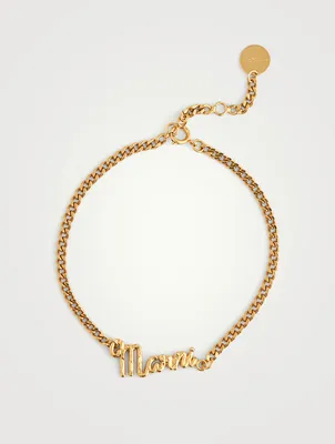 Logo Anklet