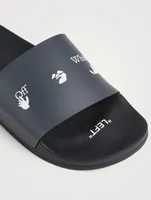 Logo Pool Slide Sandals