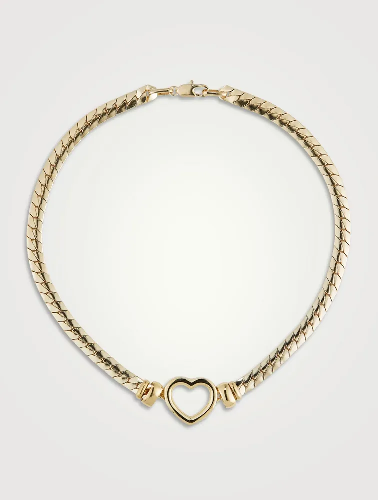 Gemma 14K Gold Plated Collar Necklace