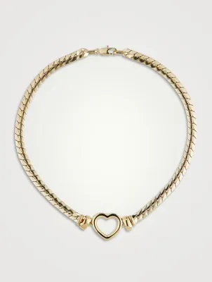 Gemma 14K Gold Plated Collar Necklace