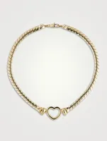 Gemma 14K Gold Plated Collar Necklace